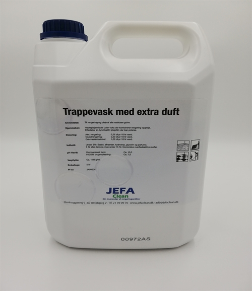 Trappevask 5 L JEFA Clean
